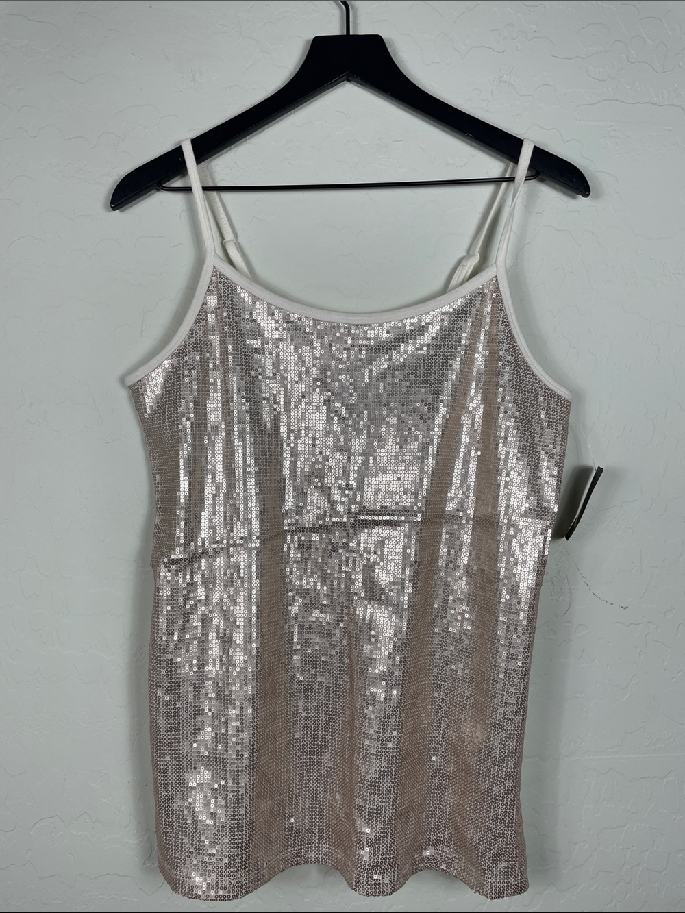 torrid Rose Gold Sequin Camisole Tank 0X